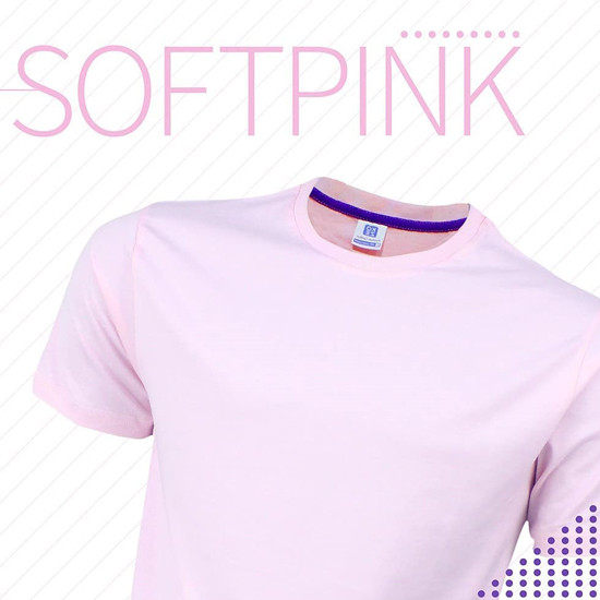  Kaos  Polos Pink  Muda  Cotton Combed 30s Cathay Digital 